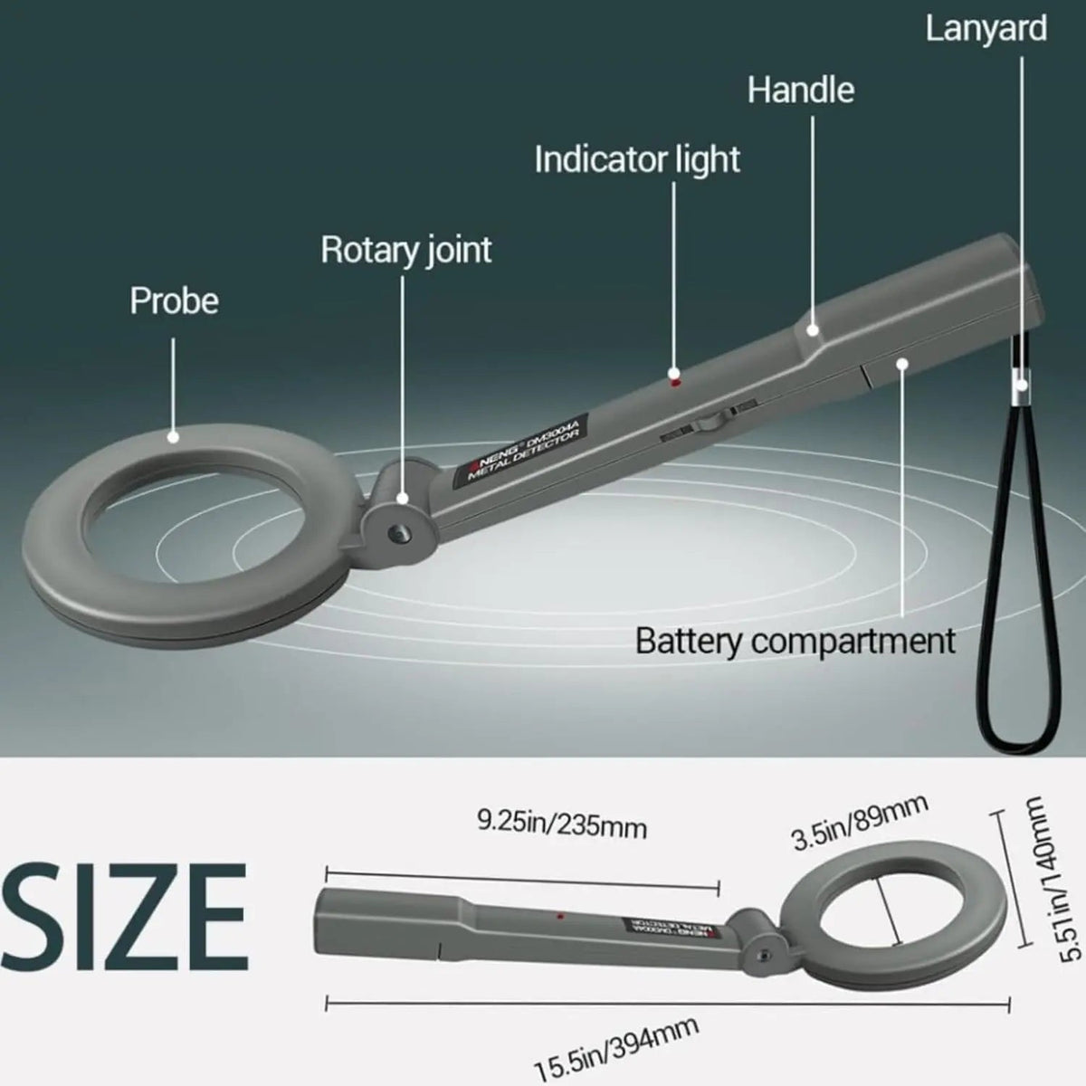 Sikunuo | High-Sensitivity Hand Metal Detector – Discover Hidden Treasures