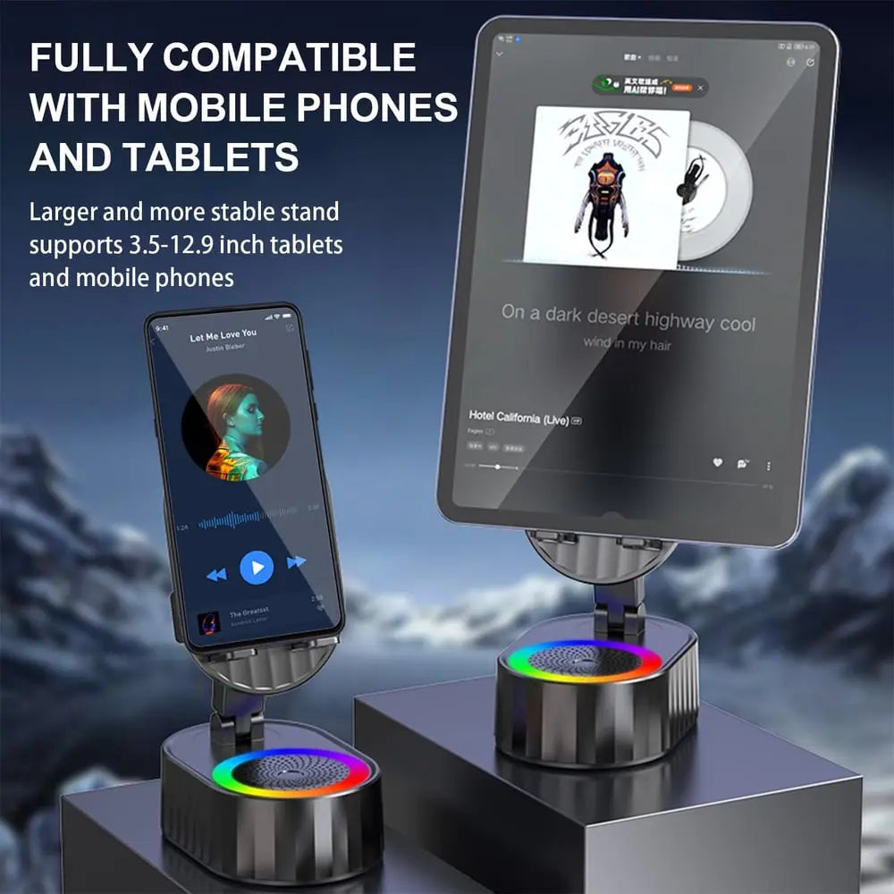 Sikunuo | Handy Stand with Induction Speaker & Power Bank