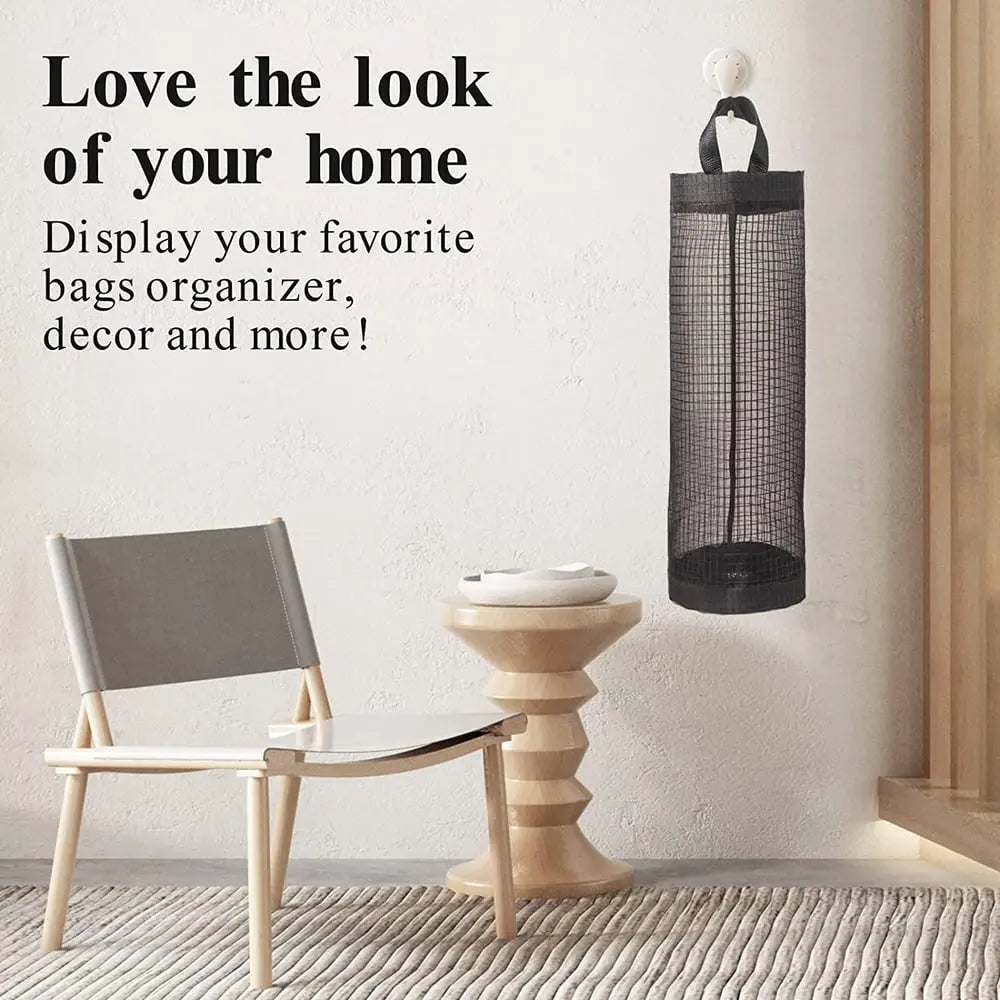 Sikunuo | Hanging Mesh Organizer for Bags – Neatly Store Plastic Bags