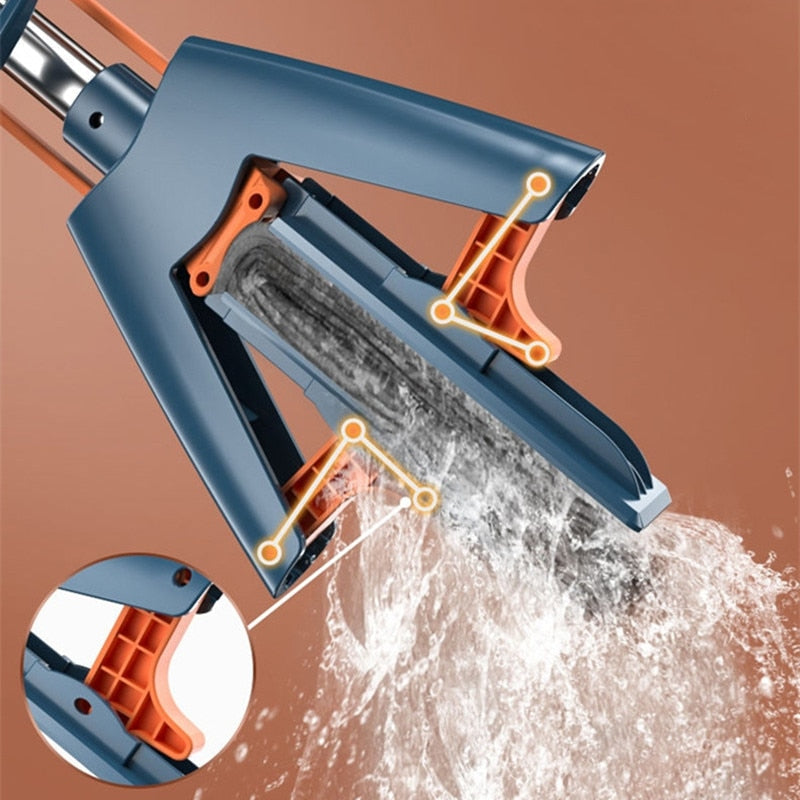 Sikunuo | Handle Ease Foldable Effortless Floor Mop