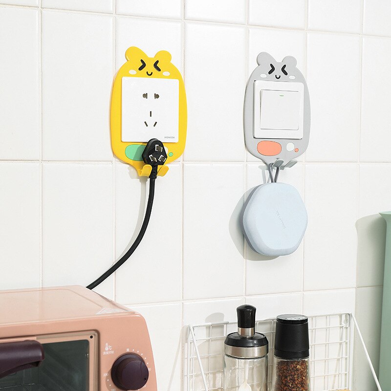 Sikunuo | 3D Luminous Cartoon Hook Outlet Sticker