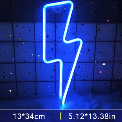 Sikunuo | Led Lightning Neon Sign Wall Decor