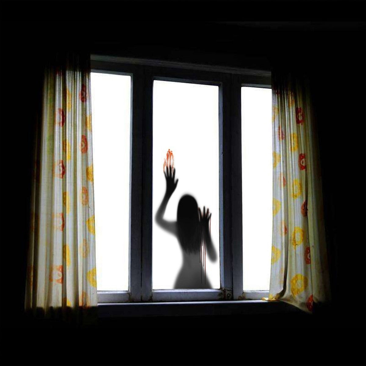 Sikunuo | Scary Ghost Halloween Window Sticker
