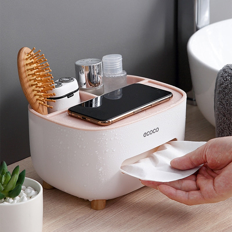 Sikunuo | Multi-Use Phone Holder Tissue Dispenser