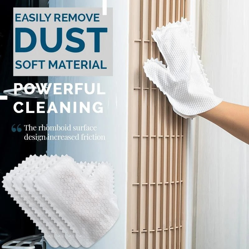 Sikunuo | 10Pcs Reusable Microfiber Dust Cleaning Gloves
