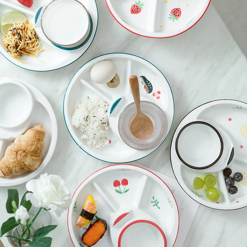 Sikunuo | Breakfast Combo Nordic Ceramic Plate