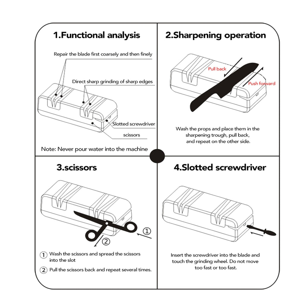 Sikunuo | Professional Electric Knife Pro Sharpener