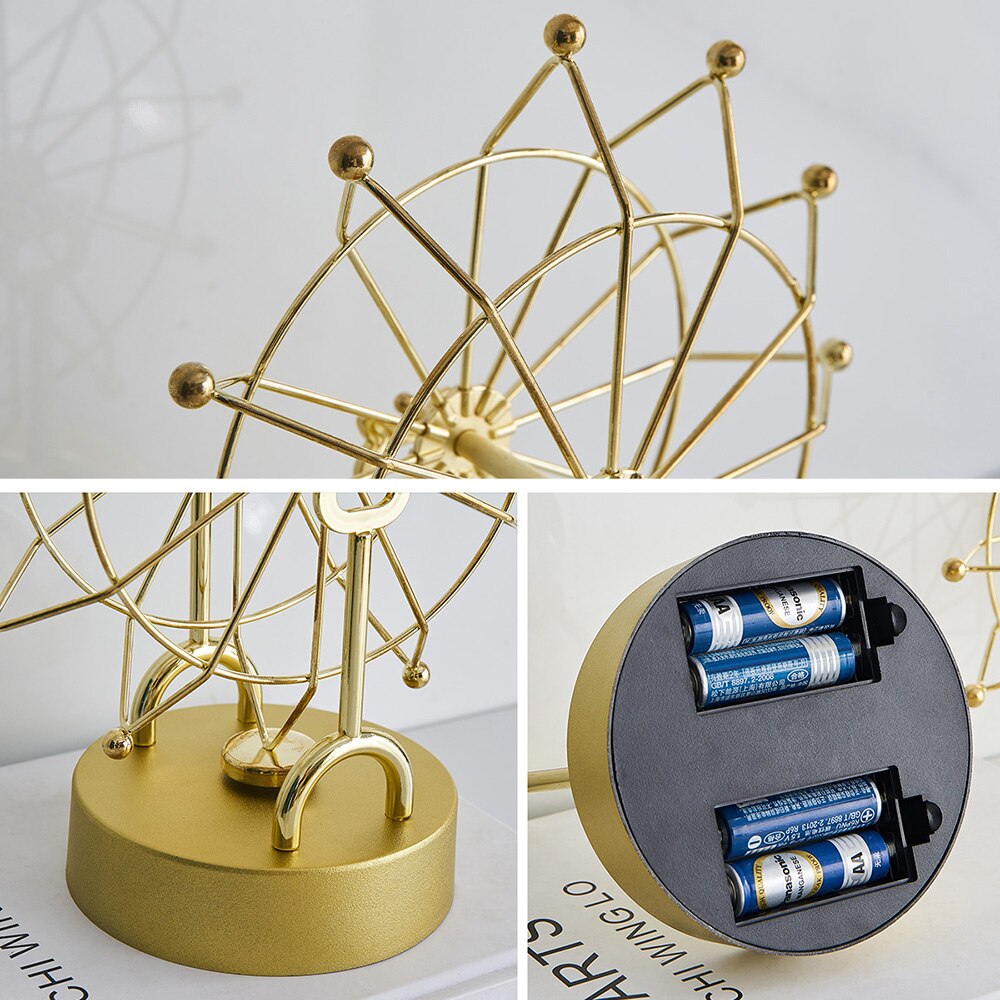 Sikunuo | Modern Metal Rotating Home Office Decor