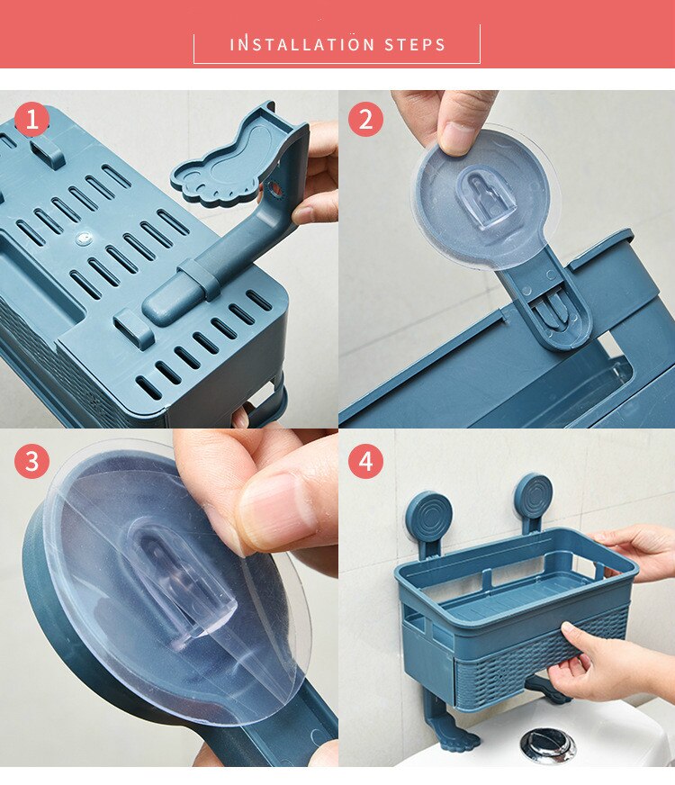 Sikunuo | Multi-Layer Bathroom Organizer Toilet Storage Rack