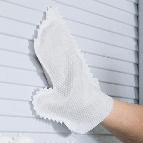 Sikunuo | 10Pcs Reusable Microfiber Dust Cleaning Gloves