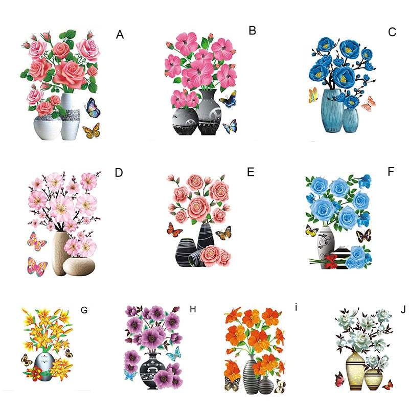 Sikunuo | Blossom Booster 3D Decorative Flower Stickers