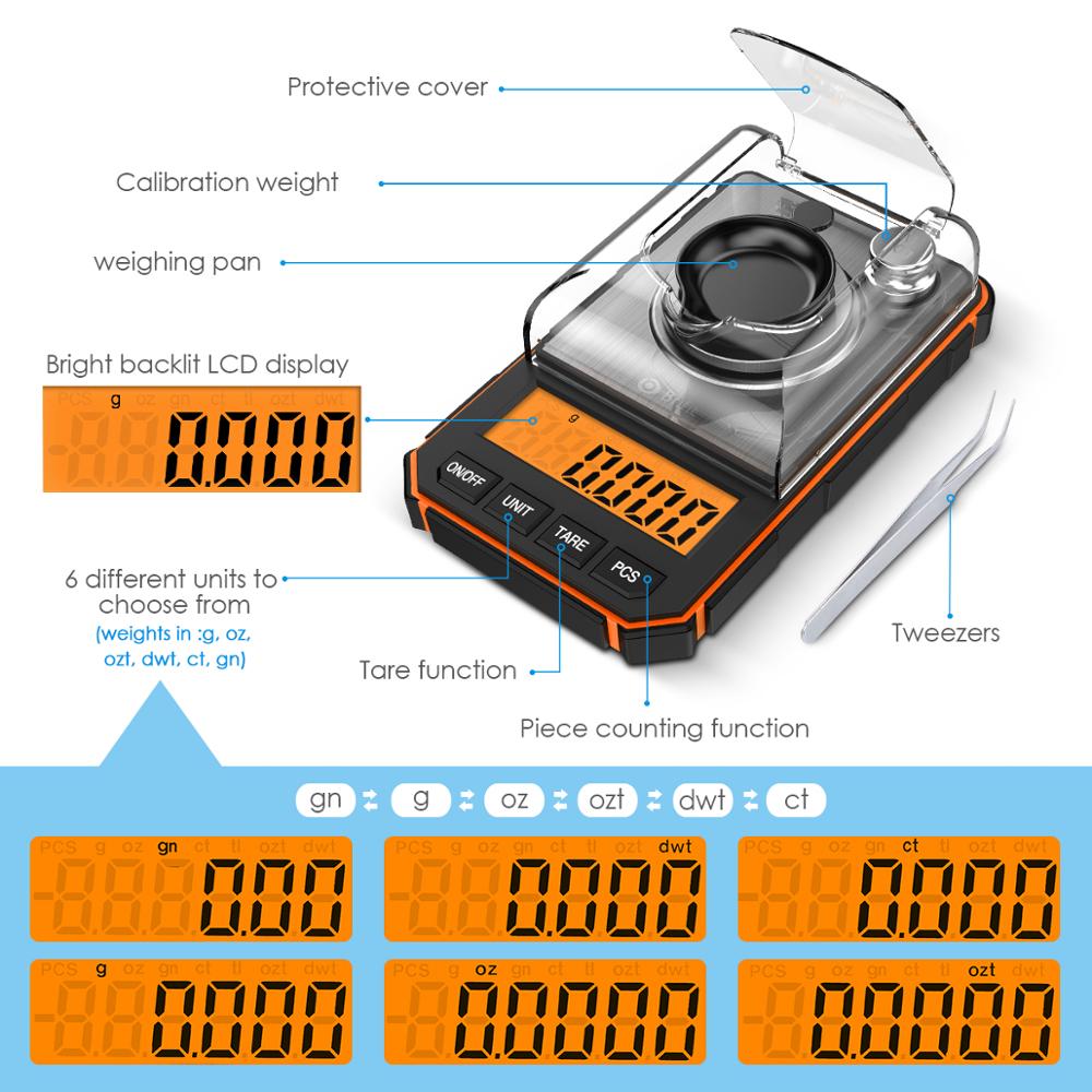 Sikunuo | Mini Digital Electronic Pocket Scale