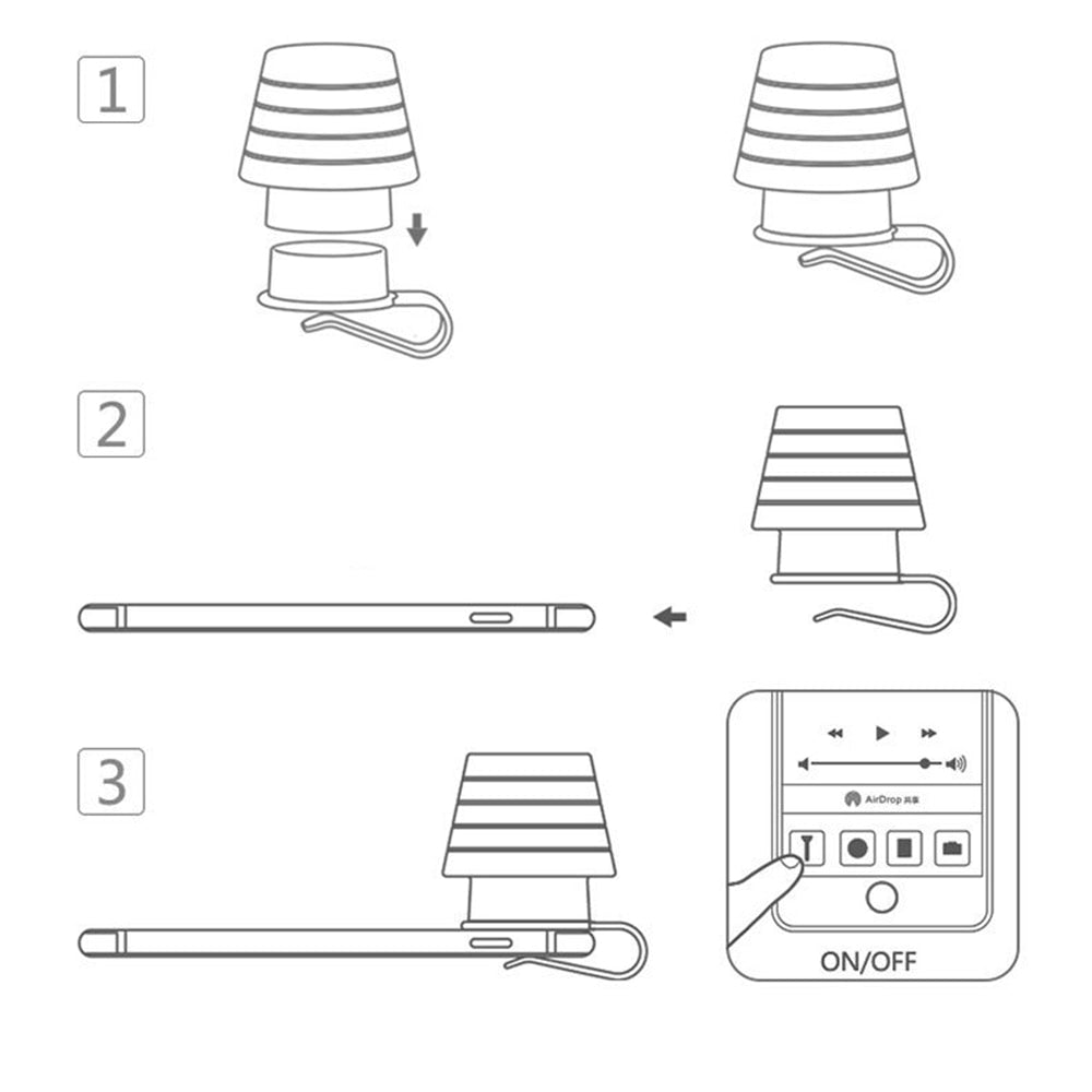 Sikunuo | Phone Flashlight Lampshade Night Lamp