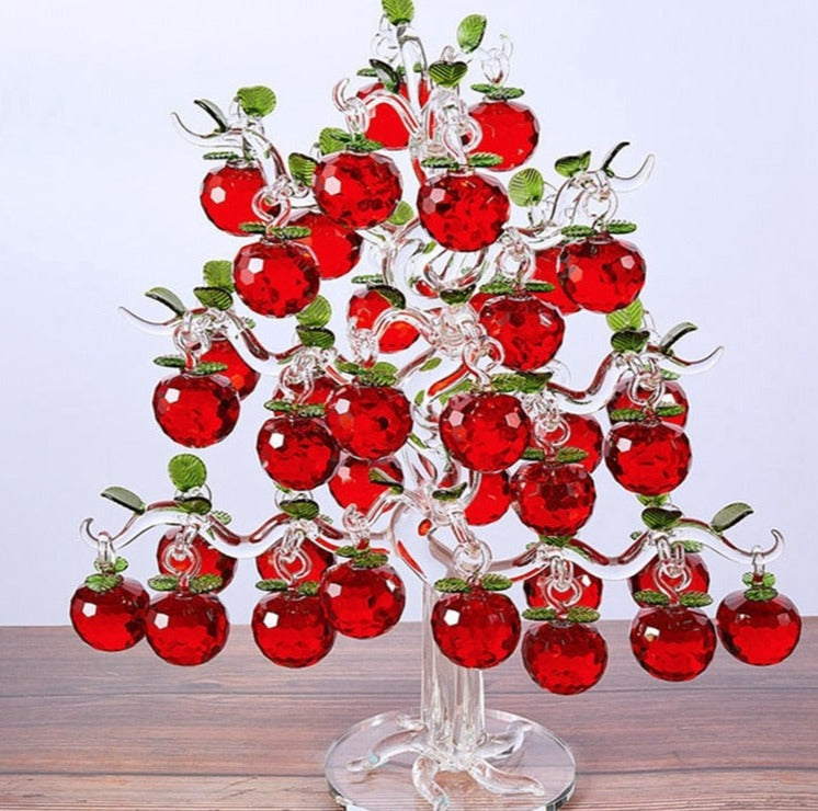 Sikunuo | Elegant Crystal Apple Tree Home Decor
