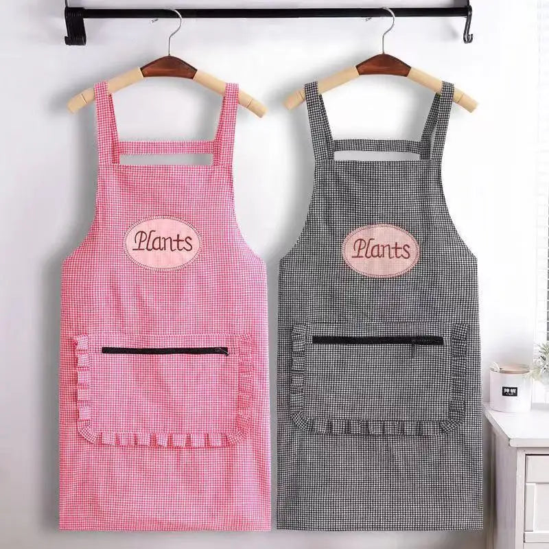 Sikunuo | Cute Long Sleeve Waterproof Kitchen Apron