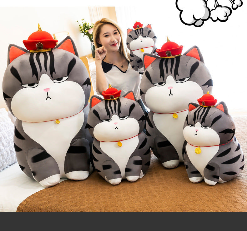 Sikunuo | Moody Cat Soft Cuddly Plush Pillow