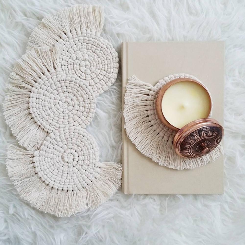 Sikunuo | Nordic Macrame Cup Cloth Coaster