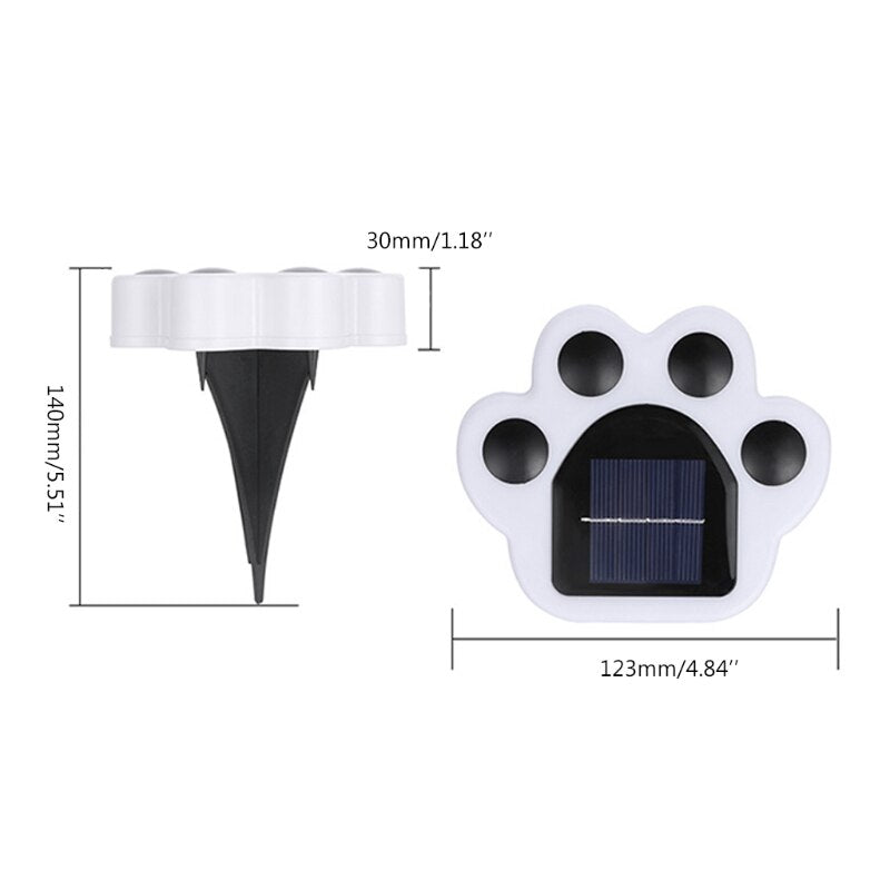 Sikunuo | Cat Paw Solar Powered Outdoor Floor Lamps