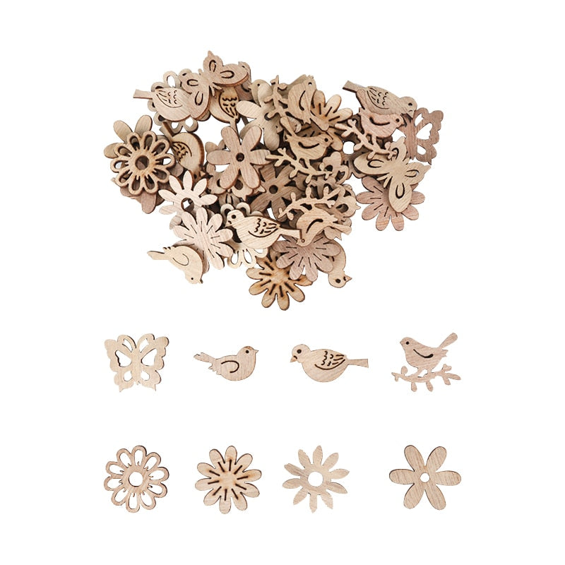 Sikunuo | Wooden Winter Happy Christmas Ornaments