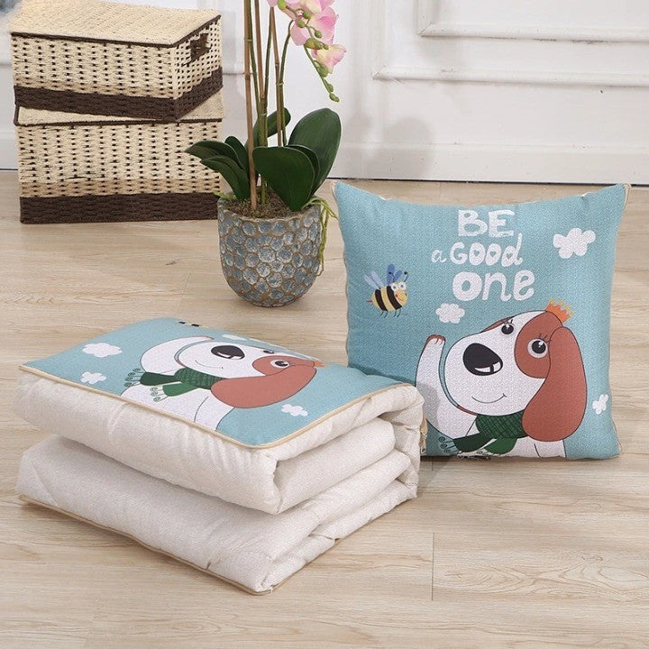 Sikunuo | Cozy Convertible Pillow Quilt Combo Blanket