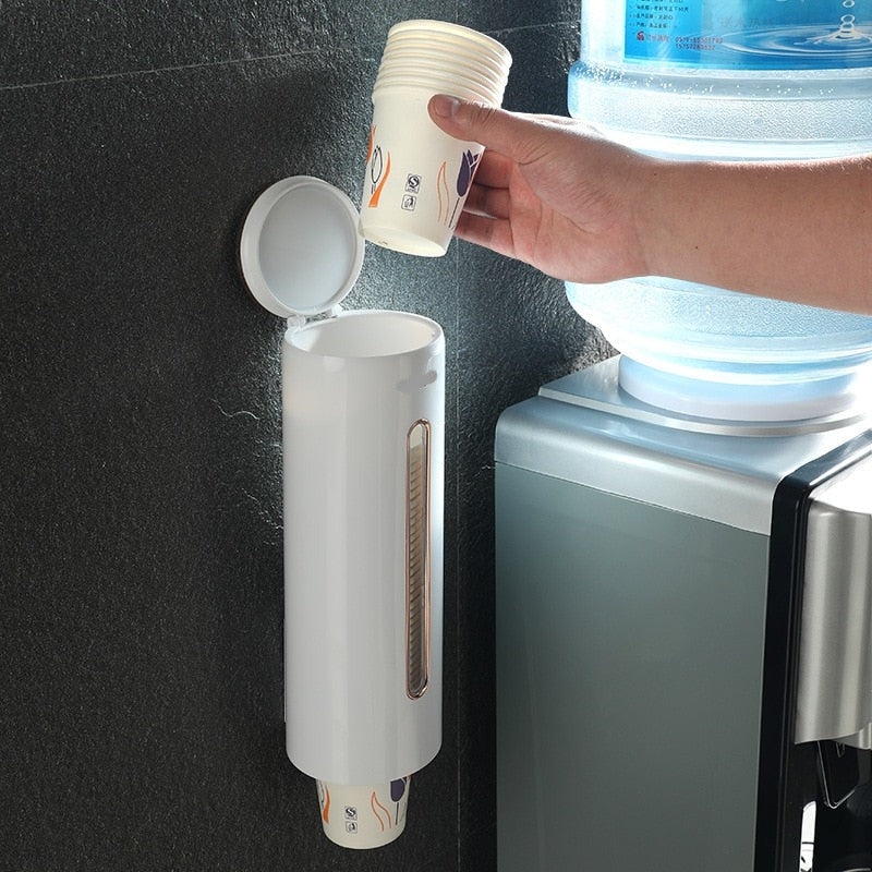 Sikunuo | Self-Adhesive Disposable Paper Cup Dispenser