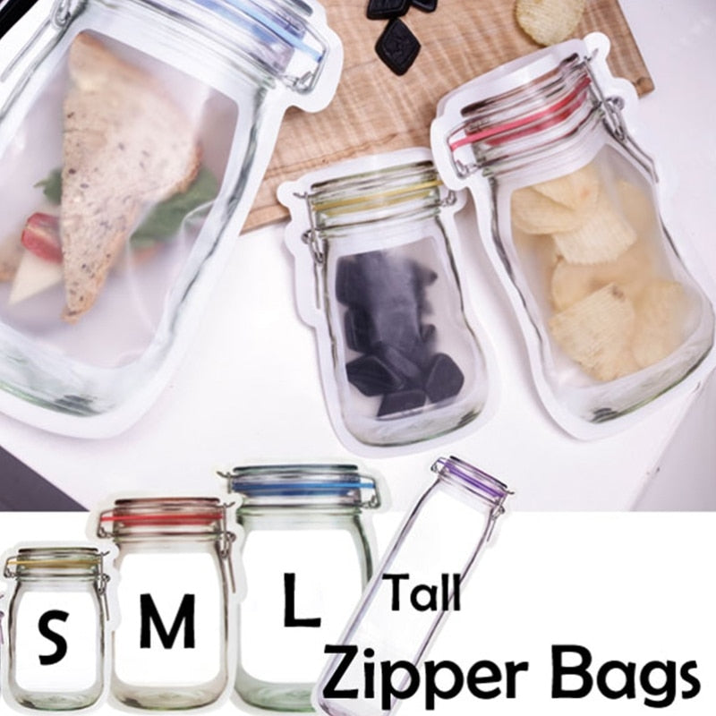 Sikunuo | Reusable Transparent Jar Storage Bags