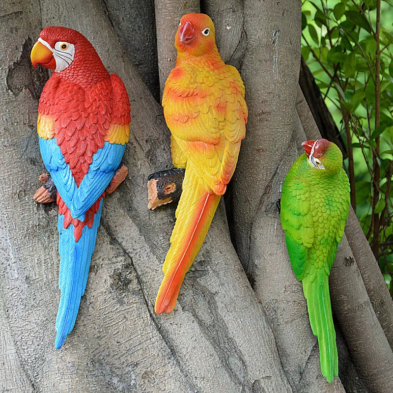 Sikunuo | Tropical Vibe Parrot Tree Decor