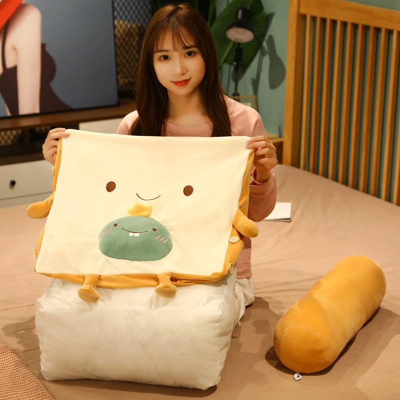 Sikunuo | Fruity Toast Bread Comfy Pillow