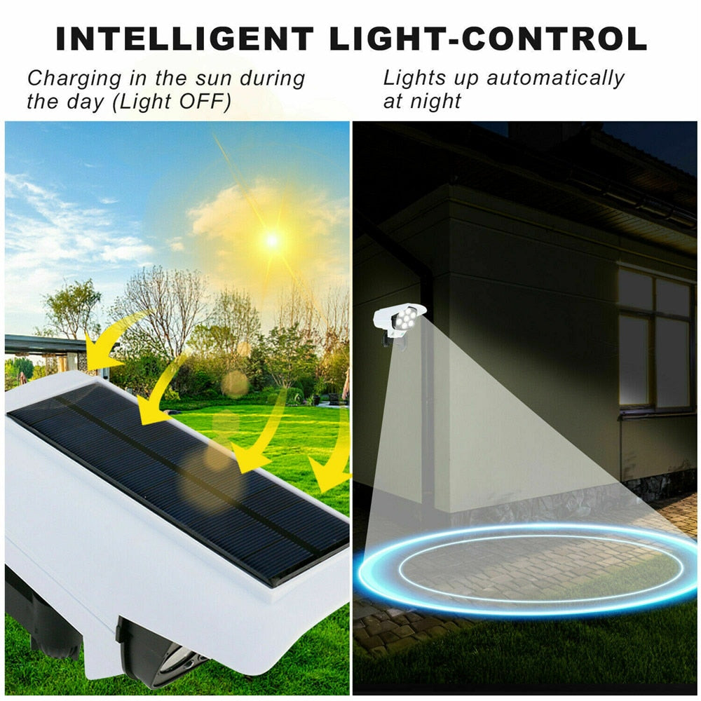 Sikunuo | Solar Motion Sensor Dummy Security Camera Light