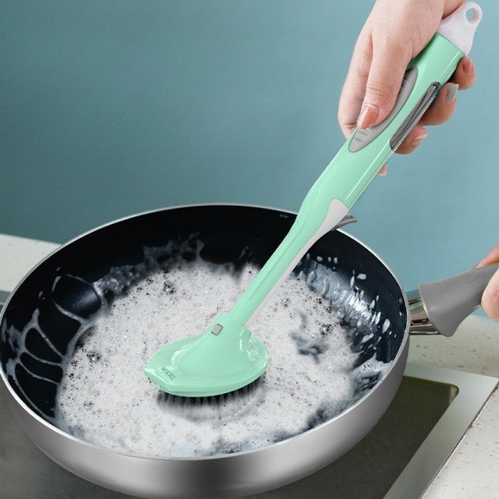 Sikunuo | Soap Saver Long Handle Easy Dishwashing Brush