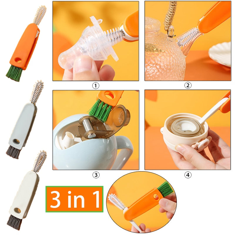 Sikunuo | Home Kitchen Easy Cleaning Brush Set