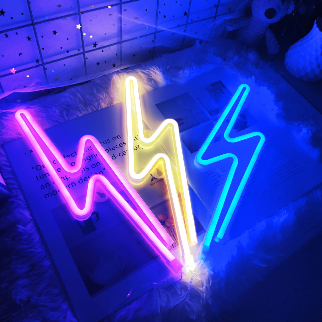 Sikunuo | Led Lightning Neon Sign Wall Decor