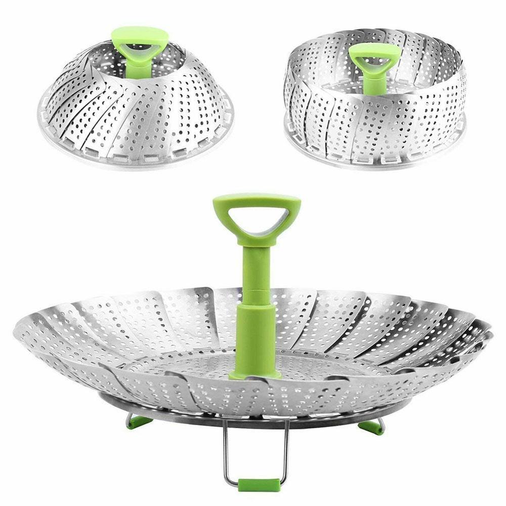 Sikunuo | Stainless Steel Foldable Steamer Basket