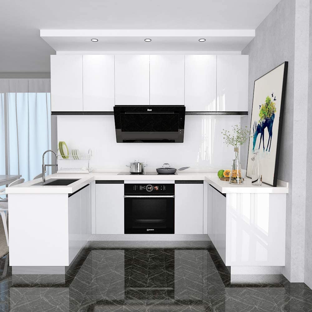 Sikunuo | Glossy Self-Adhesive Waterproof Countertop Film Roll