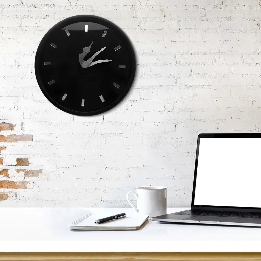 Sikunuo | Dancing Ballerina Artsy Modern Wall Clock