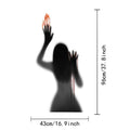Sikunuo | Scary Ghost Halloween Window Sticker
