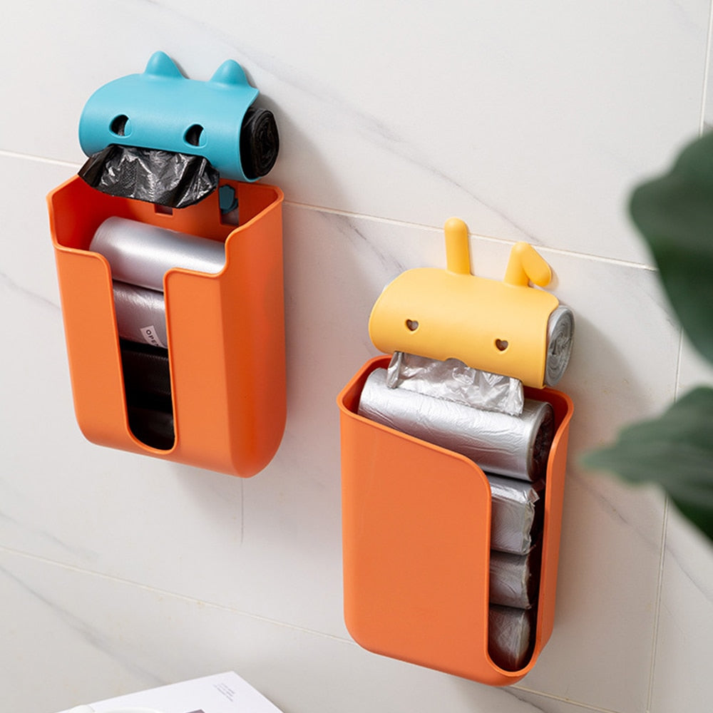 Sikunuo | Mini Garbage Bag Dispenser Storage Rack