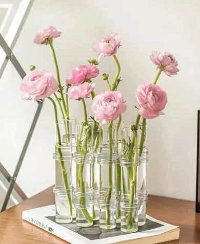 Sikunuo | Hinged-Flower vase – Flexible and elegant glass vase