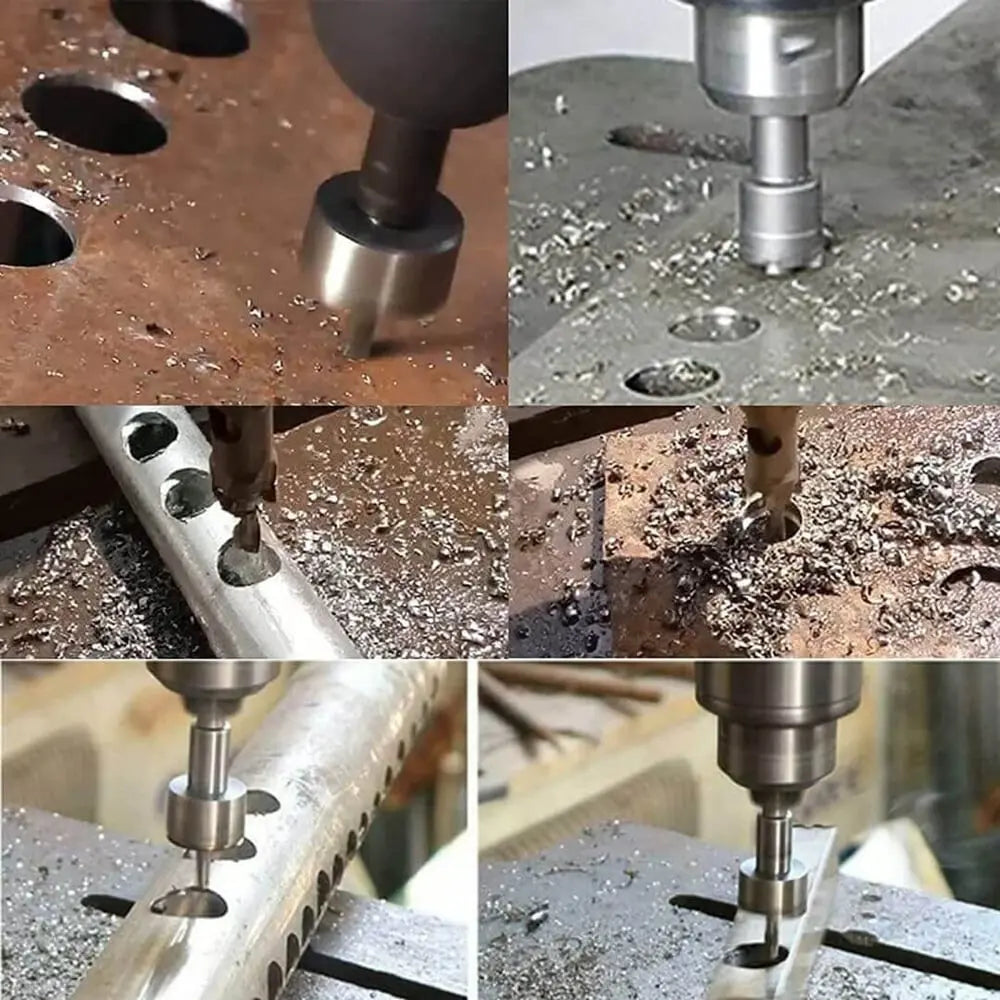 Sikunuo | High-Performance Carbide Core Drill Bit Set for Metal (5 Pieces)