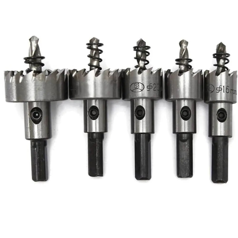 Sikunuo | High-Performance Carbide Core Drill Bit Set for Metal (5 Pieces)