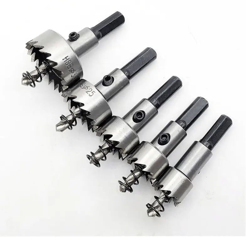 Sikunuo | High-Performance Carbide Core Drill Bit Set for Metal (5 Pieces)