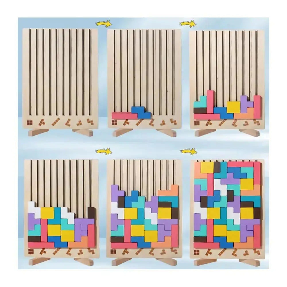 Sikunuo | Wood Stacking Game – Promotes Thinking & Creativity