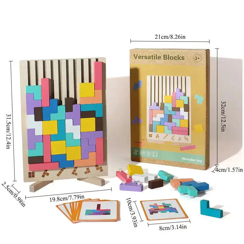 Sikunuo | Wooden stacking game to promote concentration and fine motor skills