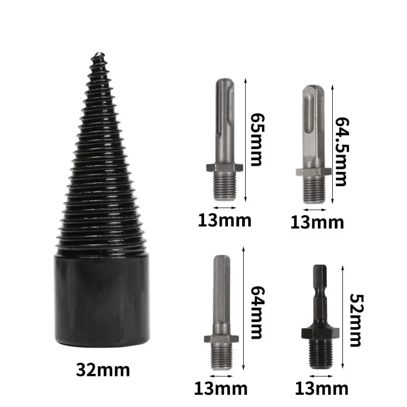 Sikunuo | Wood splitting drill set – Energy-saving splitting with drill