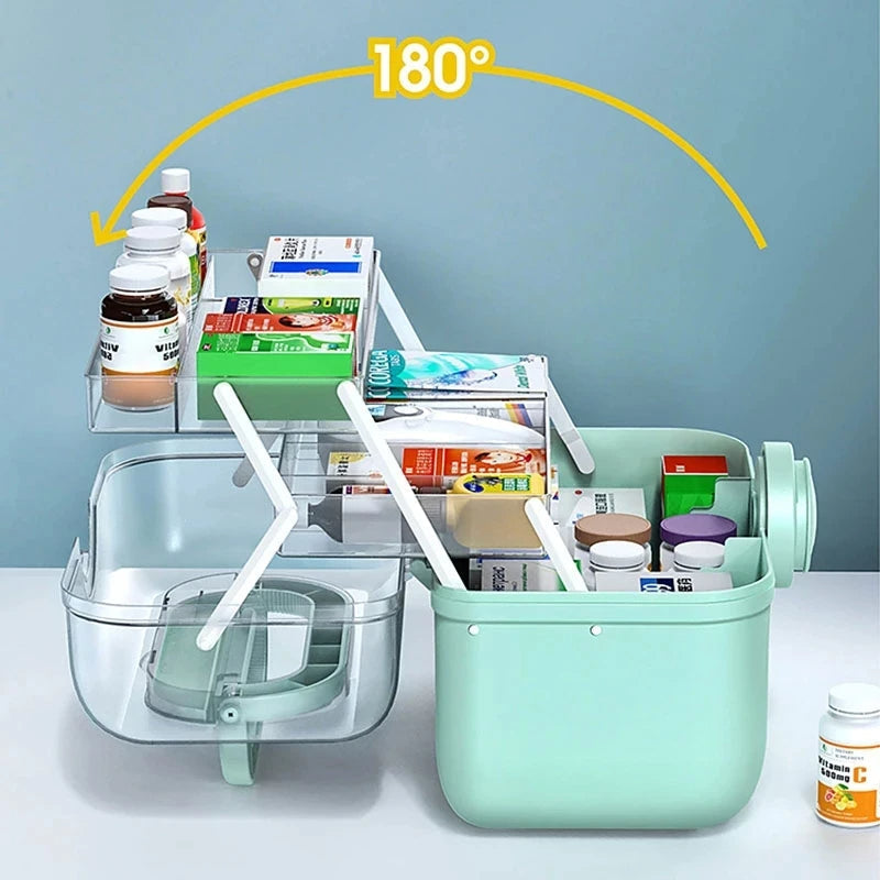 Sikunuo | Home Medical Box Storage Organizer