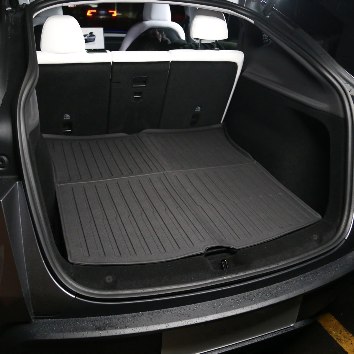 Sikunuo TPE Front/Rear Trunk Mats for Model Y Juniper