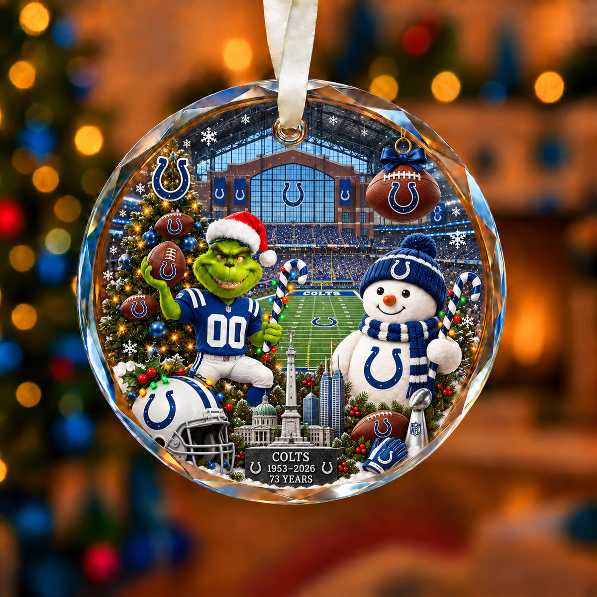Football Teams Christmas Ornament – Acrylic Keepsake