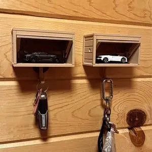 Sikunuo | Industrial Key Holder for Wall Mounting – 3D Printed Garage Look with Motion Effect