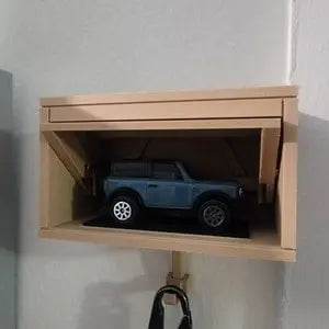 Sikunuo | Industrial Key Holder for Wall Mounting – 3D Printed Garage Look with Motion Effect