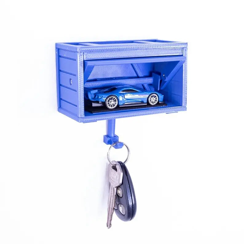 Sikunuo | Industrial Key Holder for Wall Mounting – 3D Printed Garage Look with Motion Effect